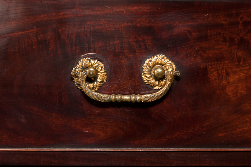 George III mahogany chest on chest from Julia Boston Antiques