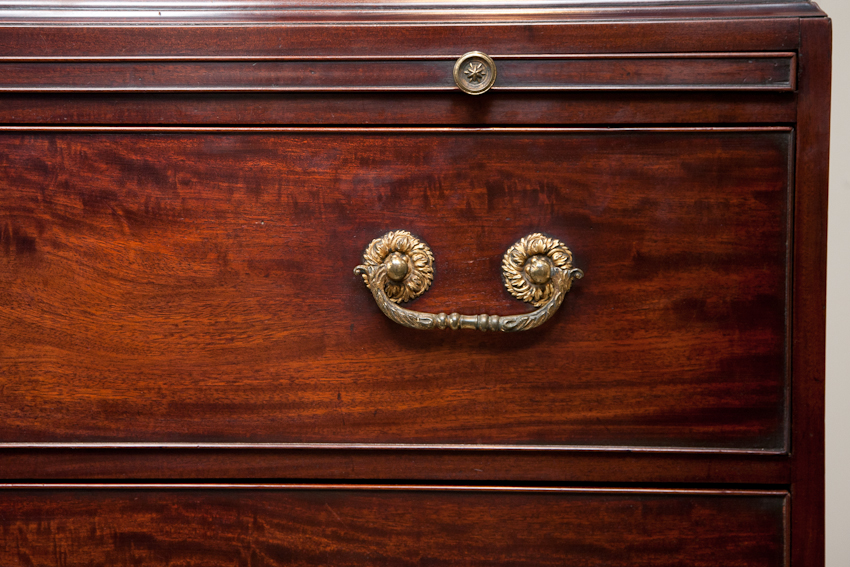 George III mahogany chest on chest from Julia Boston Antiques